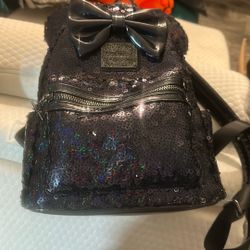 Black Sequin Disney Loungefly