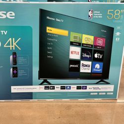 58” Hisense Smart 4k Led Uhd Tv