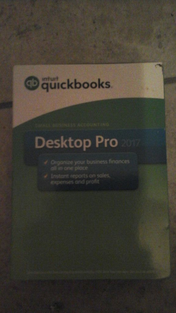 Quickbooks desktop pro 2017