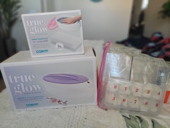 Hand spa and different nail tip sets