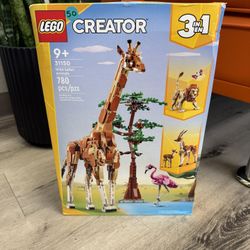 LEGO Creator 3 in 1 Wild Safari Animals Set, Giraffe, Gazelles or Lion Toy 31150
