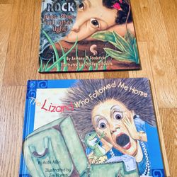 Kids Bundle:  'Under One Rock' and 'The Lizard Who Followed Me Home', New Large Hardcover