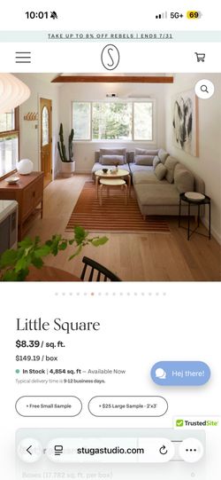 Unopened Stuga Hardwood Floors in Little Square