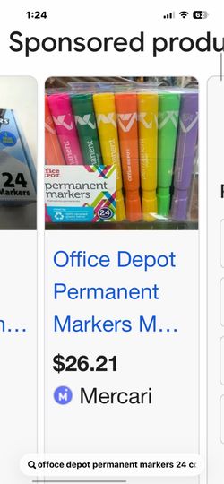 Office Depot Permanent Markers