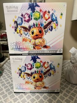 Pokémon Scarlet & Violet Prismatic Evolutions Elite Trainer Box x2