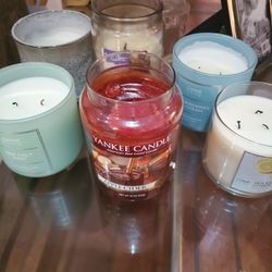 (6) Lot Of Various Candles