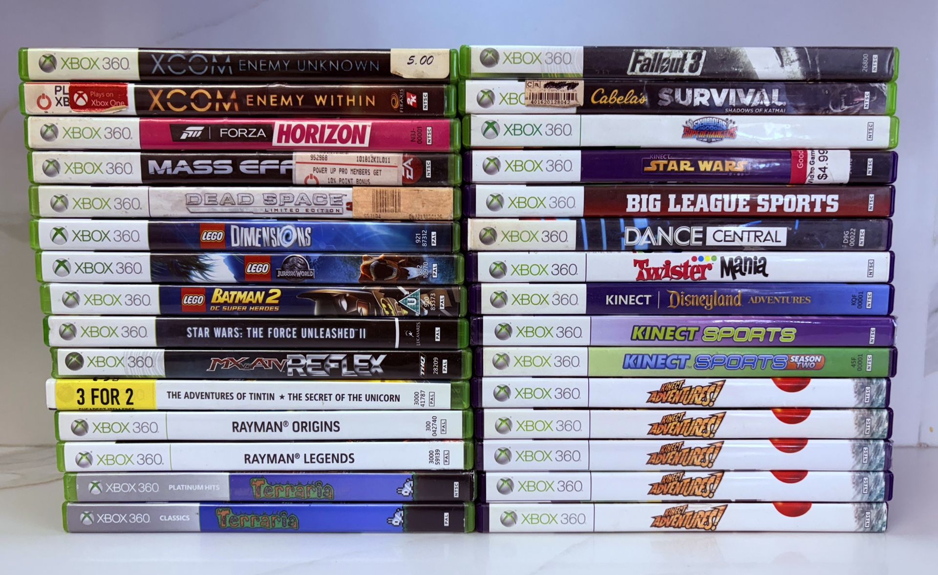 30 Xbox 360 Games 4/5 (Will Trade For Nintendo Switch Games)