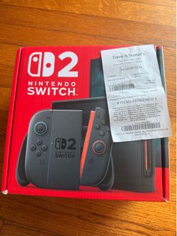 Nintendo switch 2 new in box warranty