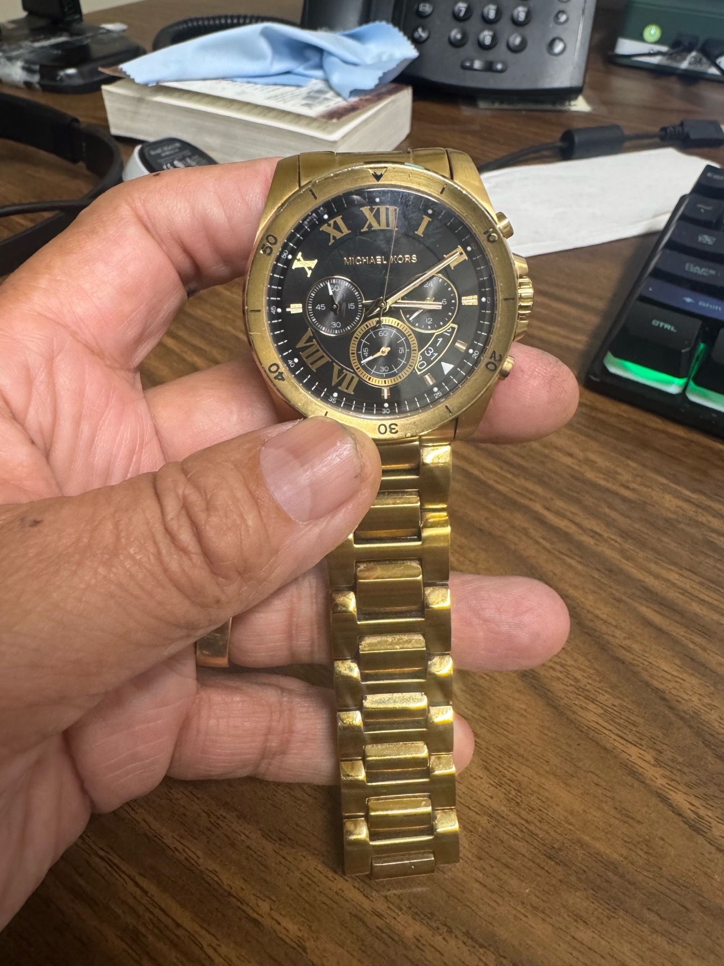 Michael Kors MK-8481 Men’s Gold Watch
