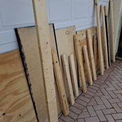 Misc Lumber.   2x4's And 3/4 " Plywood
