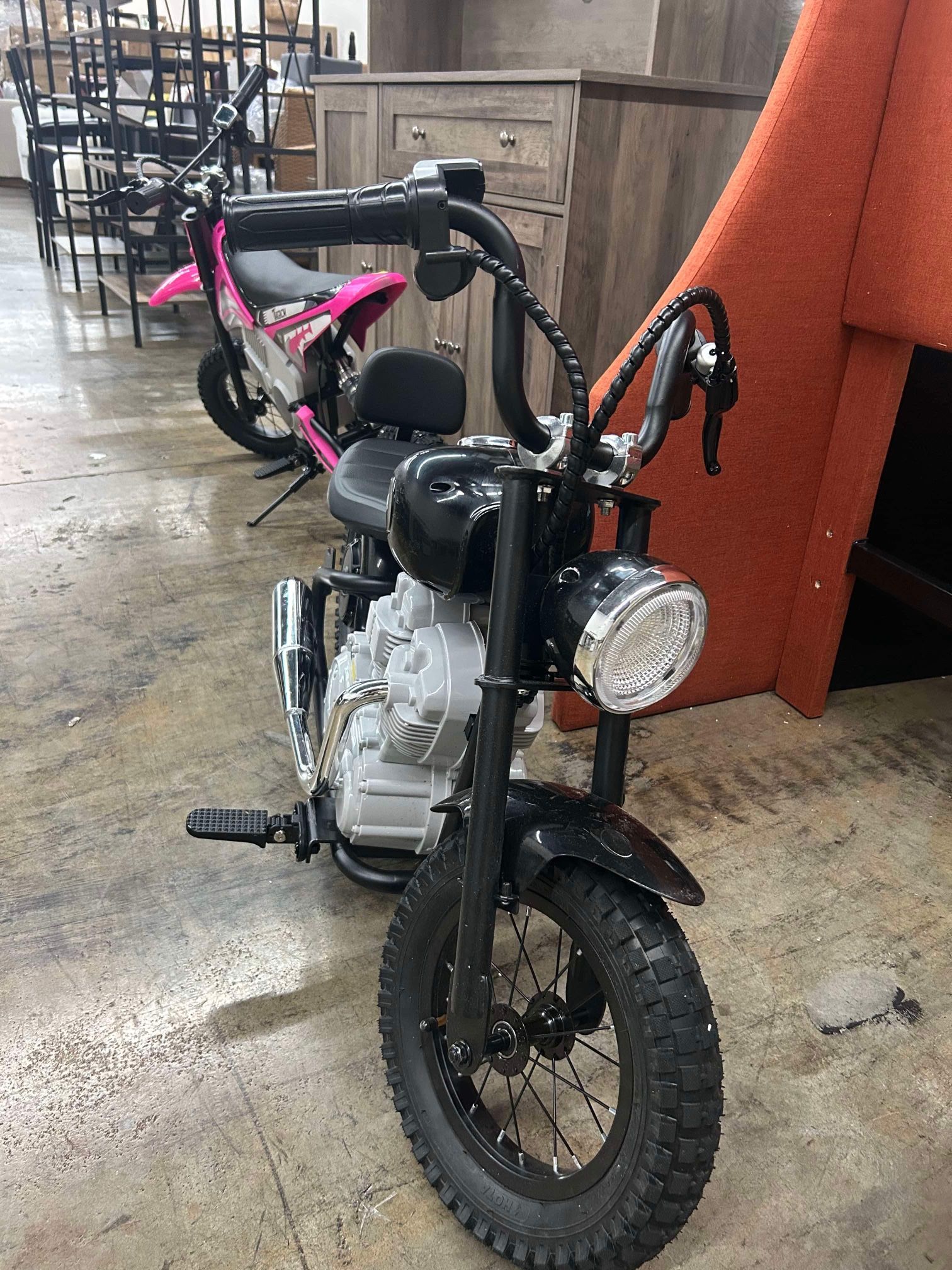 24V Electric Dirt Bike, Boys & Girls Ride on Electric Motocross Off-Road Bike w/Twist Grip Throttle, 250W Chain-Driven Motor, Speed up to 10MPH, Motor