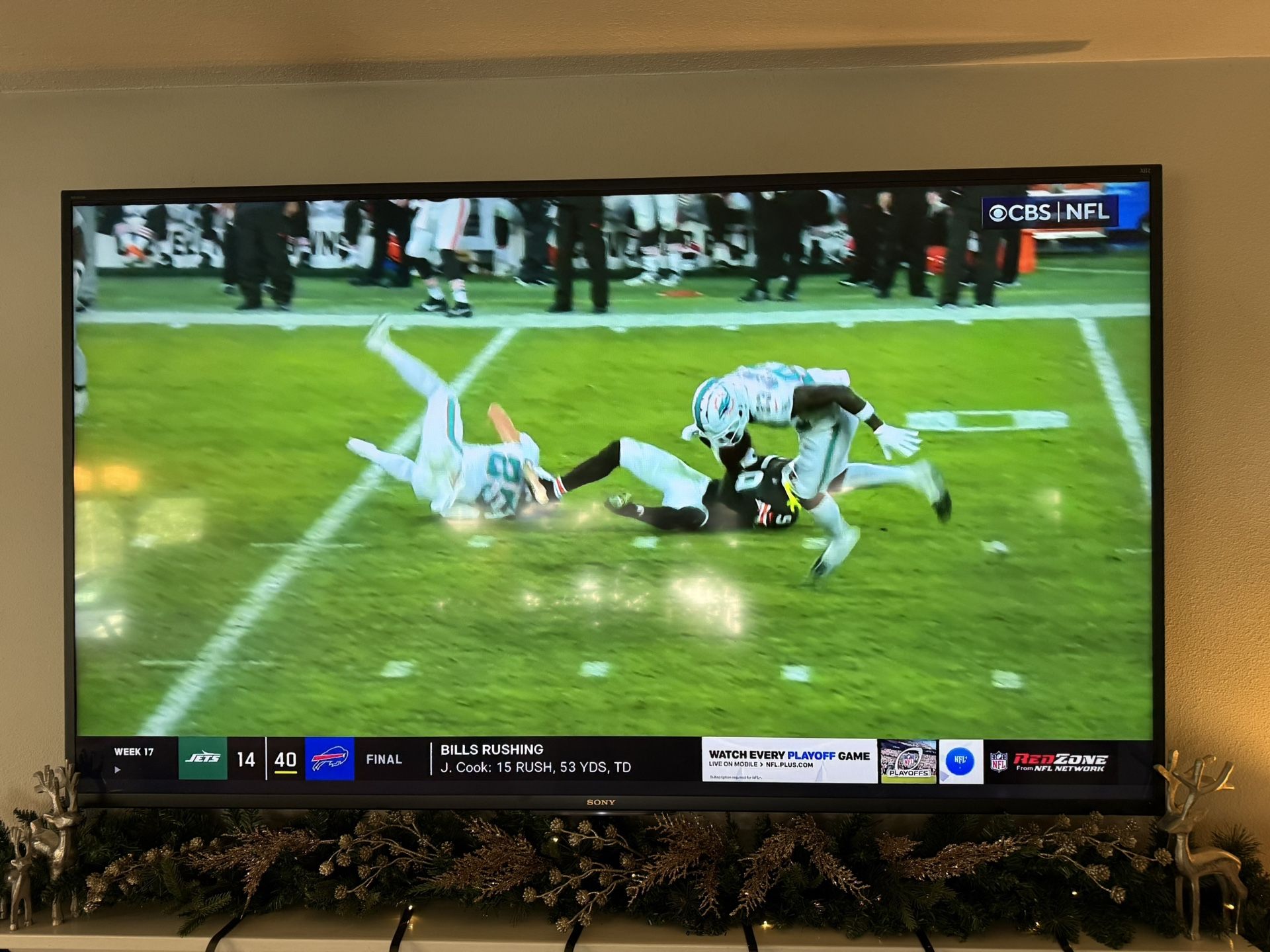 70” Sony 4K Ultra HD TV + Apple TV & Mounting Rack - $400