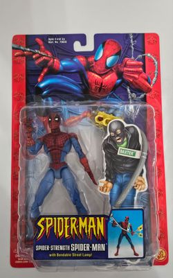 2002 Spider-man with bendable street lamp new
