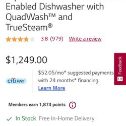 dishwasher Lg LDT7808SS all new parts LDT7808SS