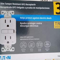 Tamper Resistant GFCI receptacle 