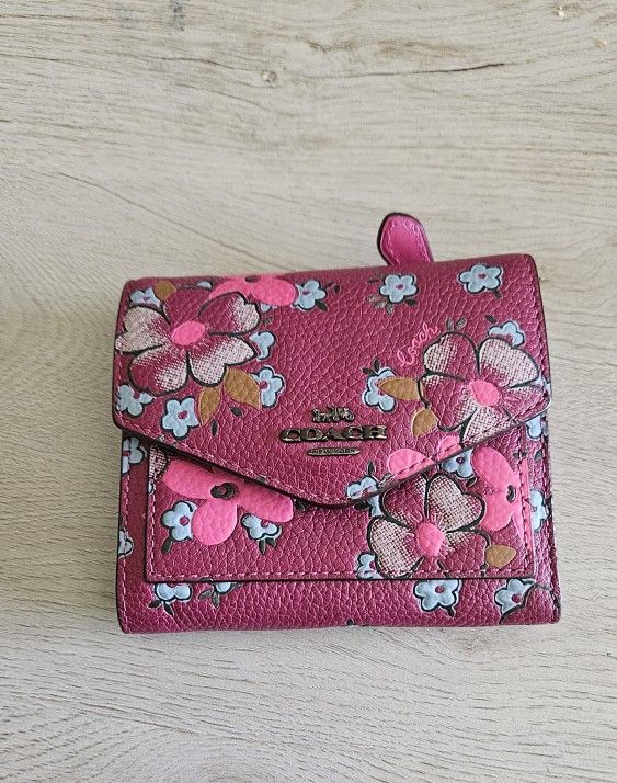 Leather Coach wallet