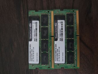 TEAMGROUP Elite DDR4 16GB Single Laptop RAM module (Model: TED416G2400C16-SBK)  2  Units