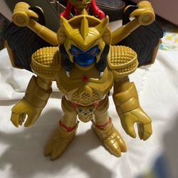  ⸻  Imaginext DC Super Friends Hawkman Battle Figure (Gold Armor Version)