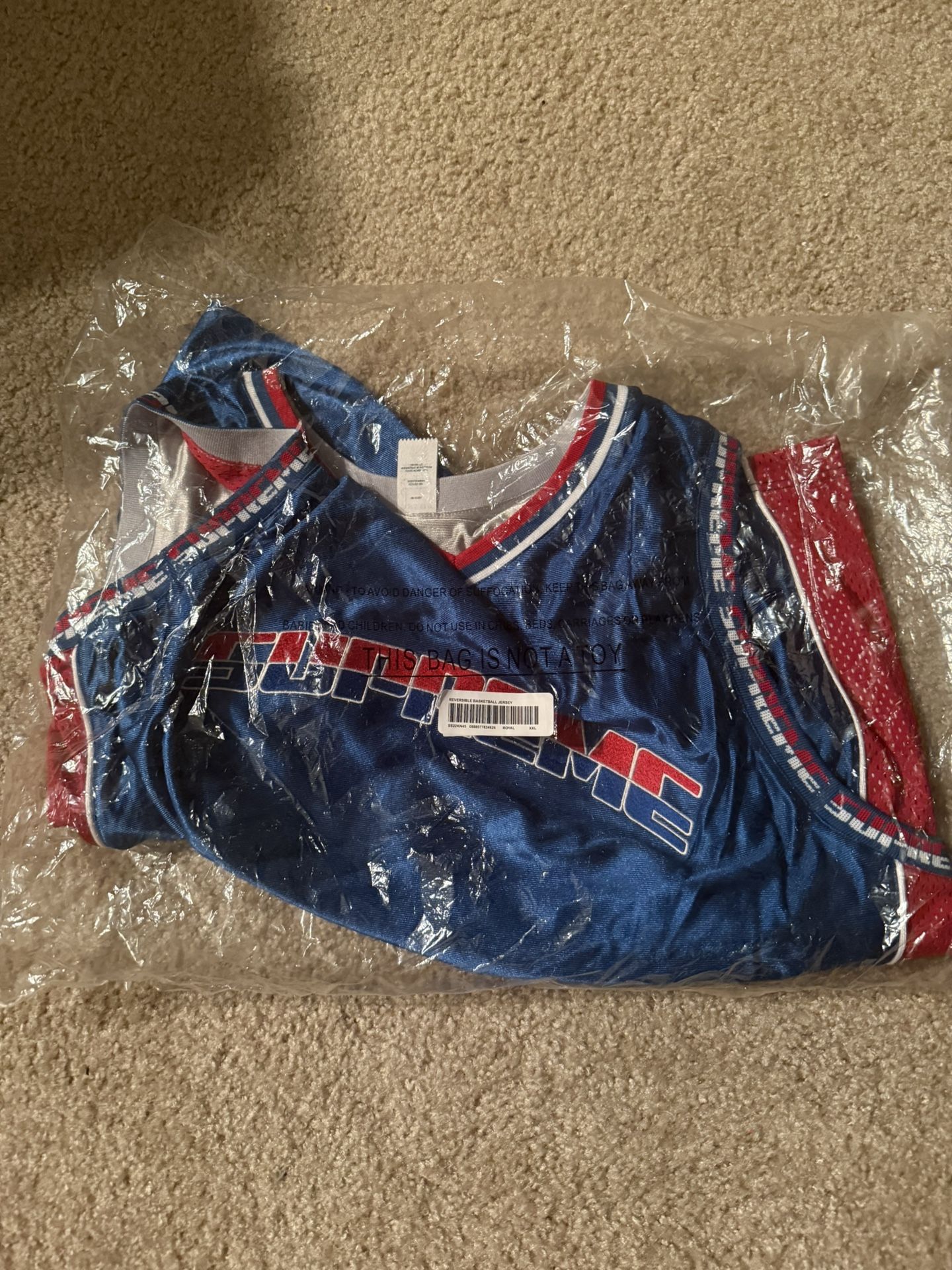 Supreme Reversible Baseball Jersey XXL
