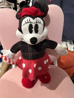 Disney Animated 13" Minnie Mouse Dancing & Singing Musical Plush Holiday Decor