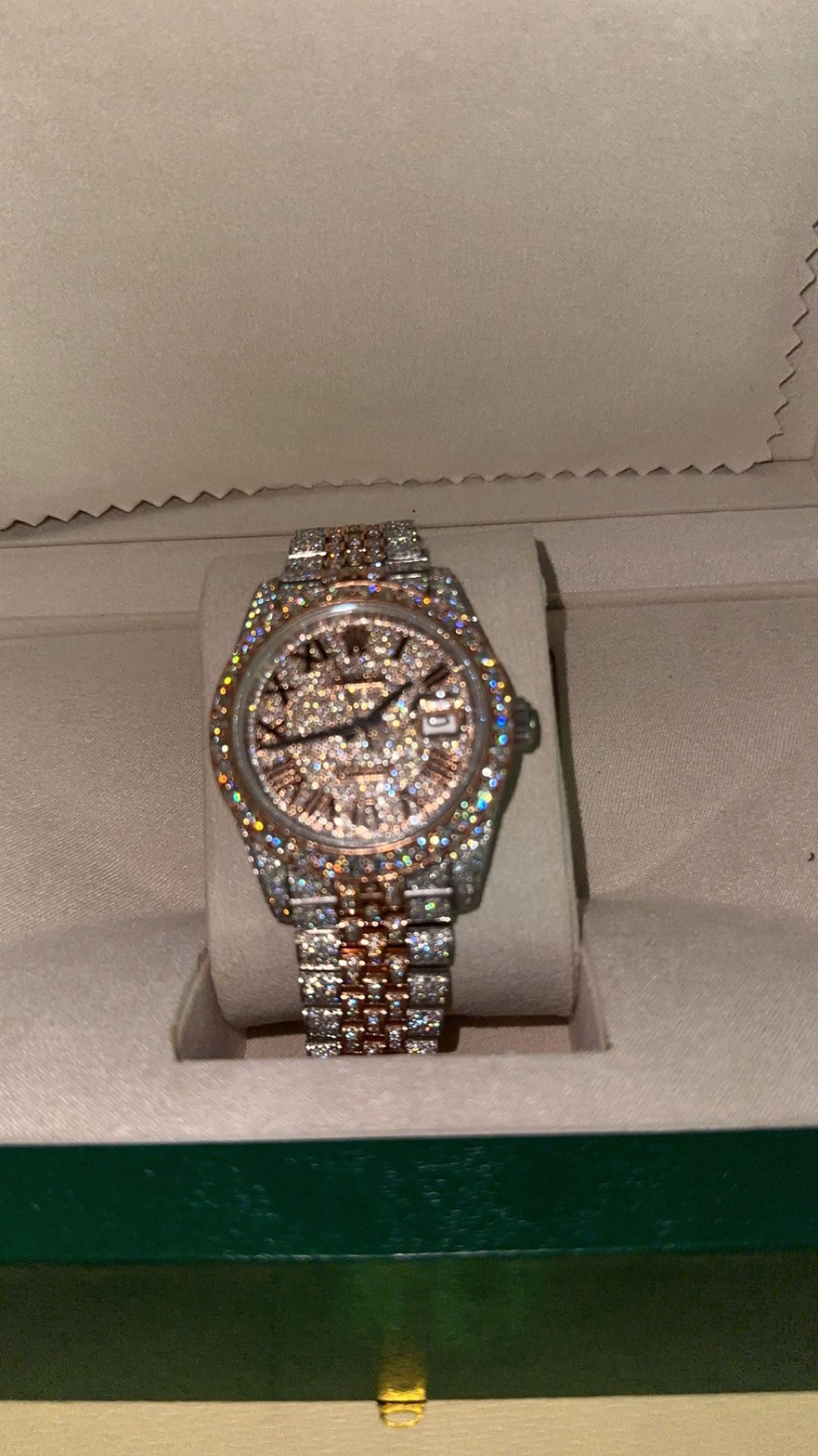 VVS MOISSANITE TWO-TONE ROLLIE
