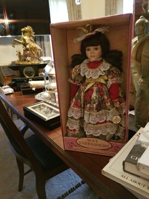 Limited Edition Christmas Porcelain Doll