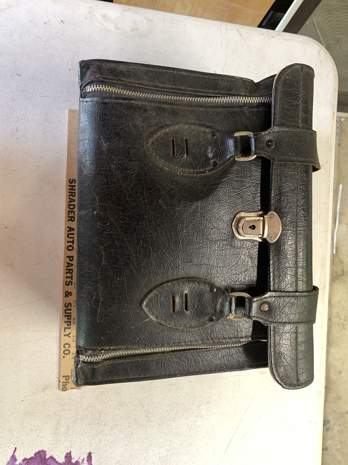 Vintage Hard Leather Camera Case