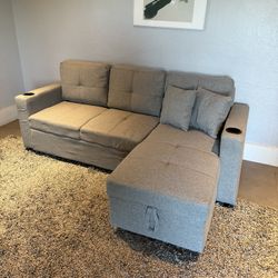 Brand New Sectional Sofa Bed / Sofa Cama con Almacenamiento … Fast 🚚