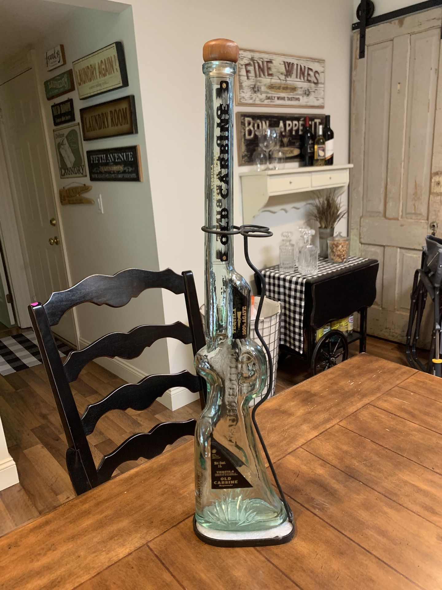 Cool Tequila Bottle Shaped Like A Rifle