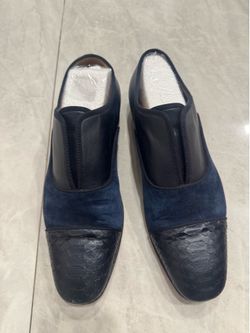 Christian Louboutin Alpha male men suede Oxford shoes