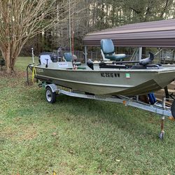 2003 16’ Lowe With 40hp Evinrude (runs Great)