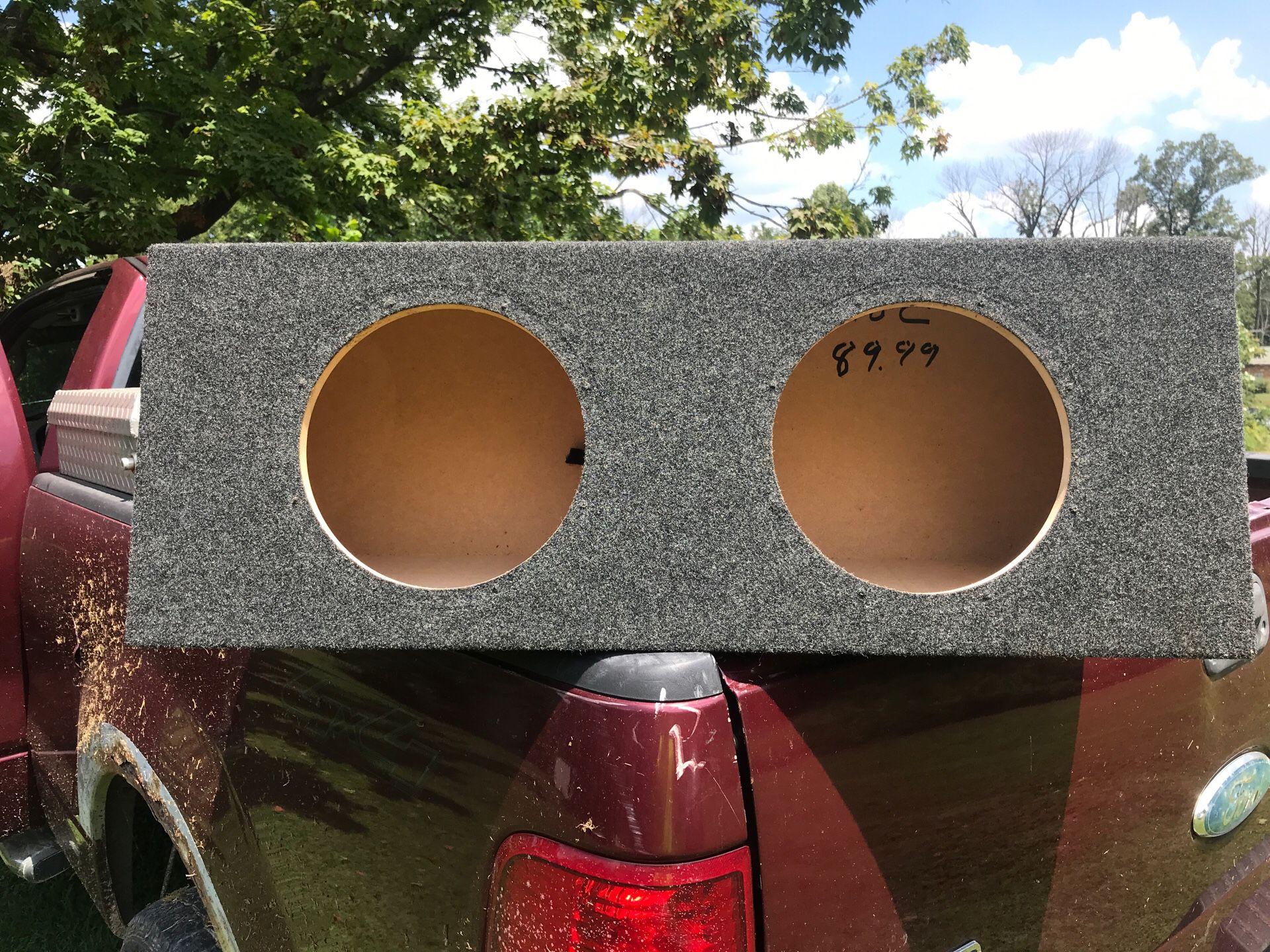 Subwoofer box for 2-10’s