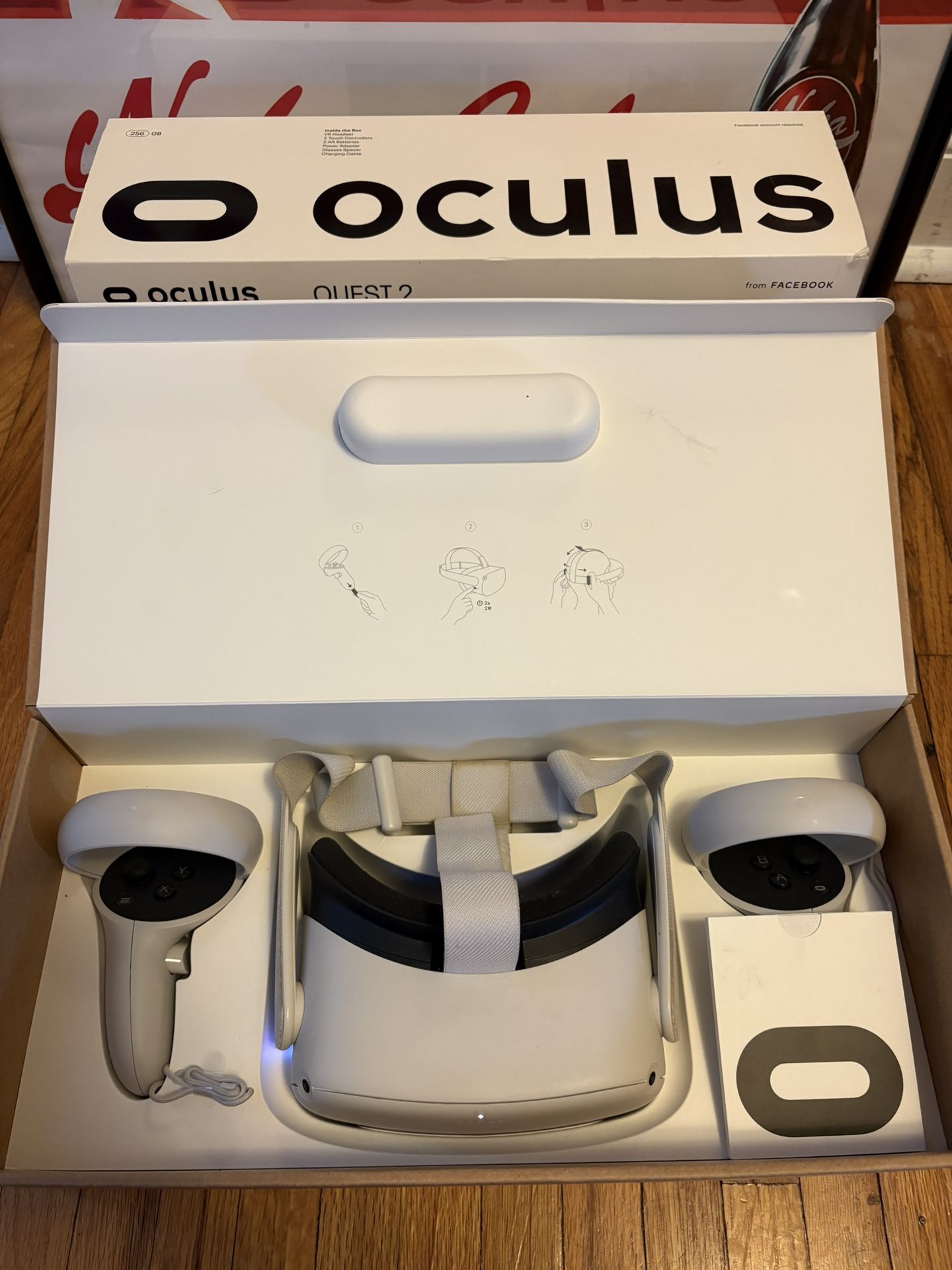 Oculus Quest 2 256Gb + 16 Foot Cord To Connect To PC