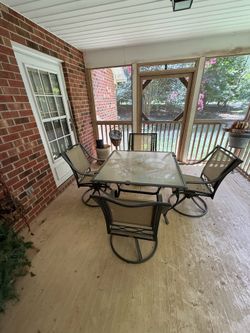 Patio furniture.￼