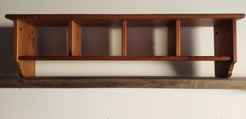 Real Wood Shelf Organizer