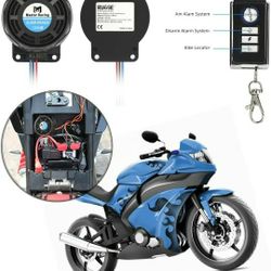 Wireless Alarm System Motorcycle Bicycle Bike Anti Theft Security Burglar Double Remote Control Warner Horn Adjustable Sensitivity