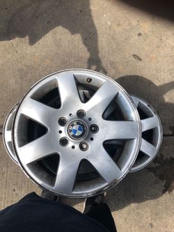 16 in Bmw rim with used tires