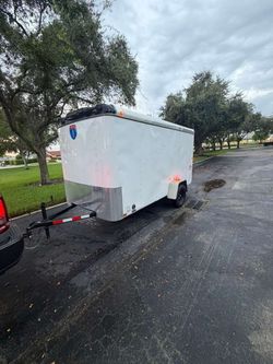 Trailer 6x12 "2025" 1owner, mint Condition pulls amazing  6ft Height Interior Clean Documentation In Hand ✋️ READ DESCRIPTION FIRST, LEA PRIMERO.