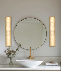 New Marilis LED 24" LED Spanish Alabaster Wall Sconce from Wayfair (Retail: $225.99)