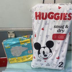 Diapers Newborn & Size 2