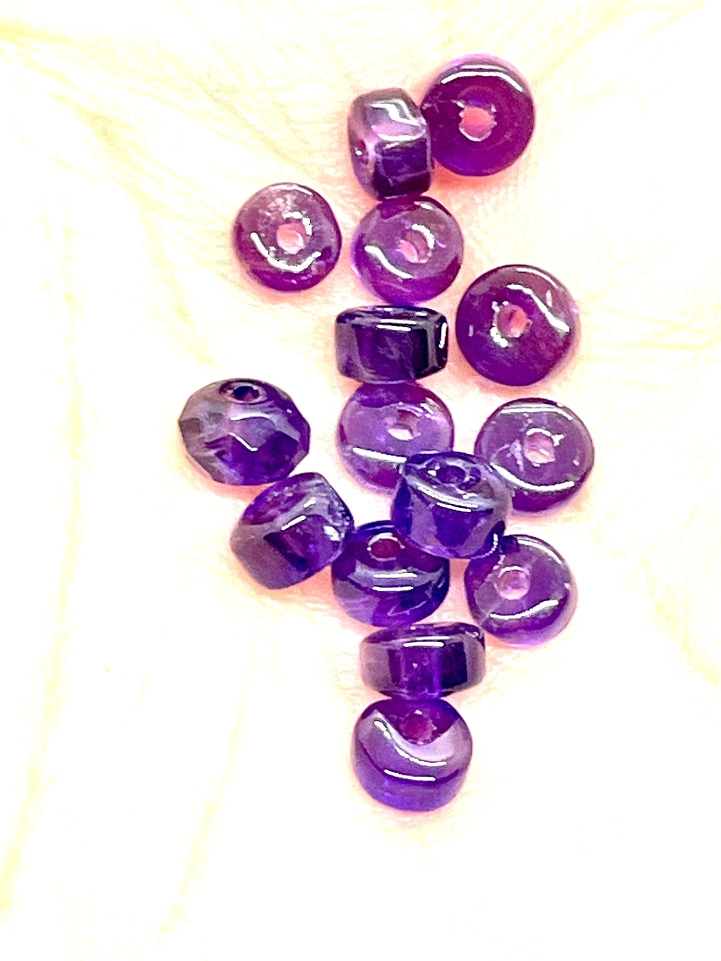 Lot Of 111 Amethyst Beads