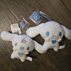 New japan import Cinnamoroll + milk plush figure pixel heart lounge fly backpack hello kitty kuromi mcdonalds sonic the hedgehog build a bear pokemon