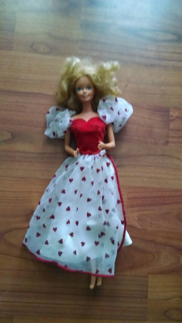 1966 Barbie with Valentine's Dress