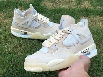 Off-White x Wmns Air Jordan 4 Retro SP 'Sail'