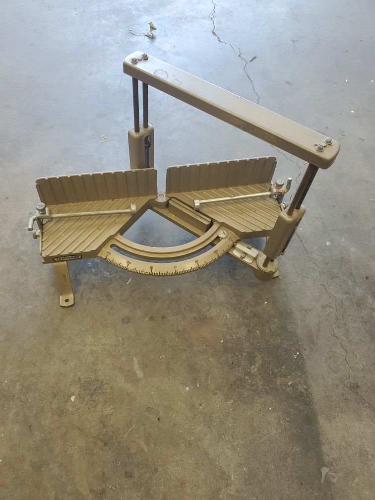 Vintage Craftsman Metal Miter Saw