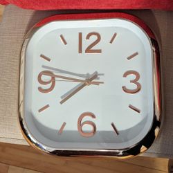 Rose Gold Wall Clock