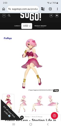 Twinkle party noodle stopper statue