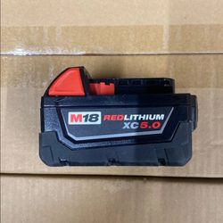 MILWAUKEE M18 5.0 XC BATTERY (NEW)