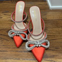 Azale Wang Red Heels 
