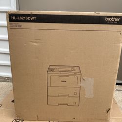 O  five! New Brother Monochrome Laser Duplex Printer with Dual Trays, Wireless 